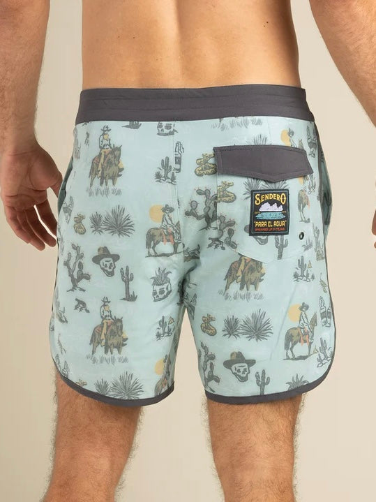 Men's Desert Western Swim Trunks