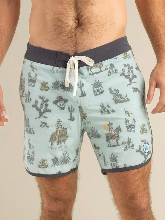 Men's Desert Western Swim Trunks