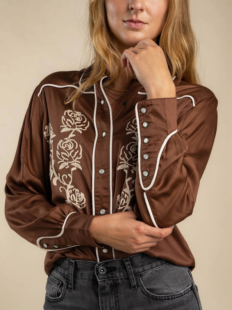 Dakota Embroidered Long Sleeve Shirt
