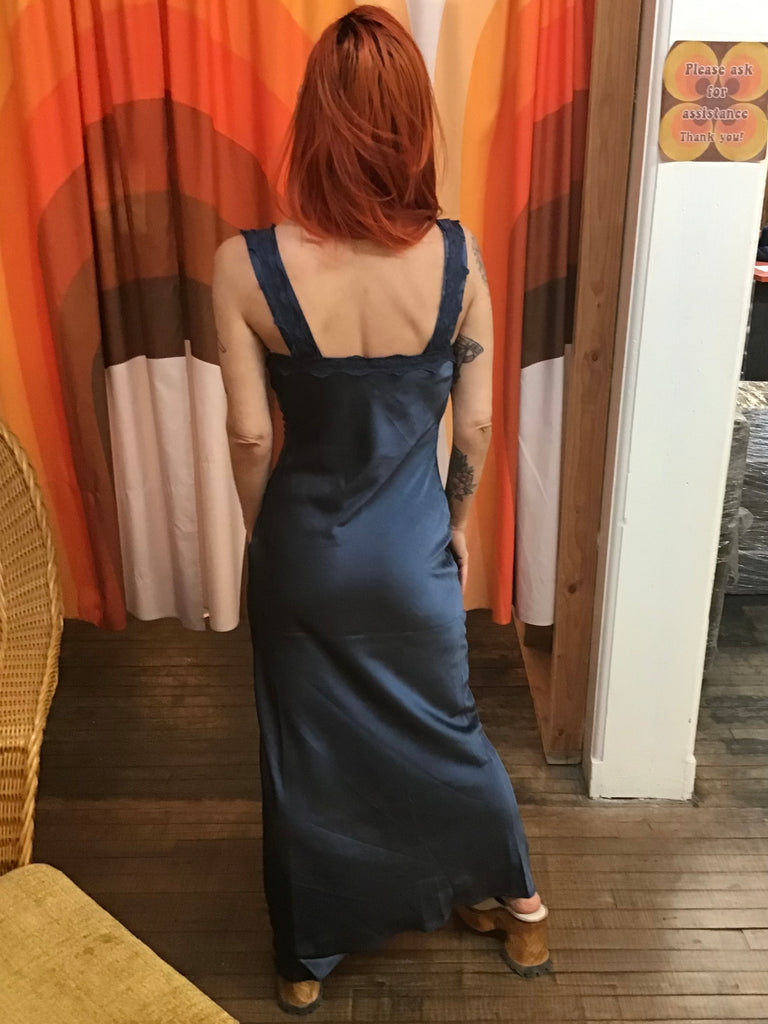 Lace Trim Maxi Dress