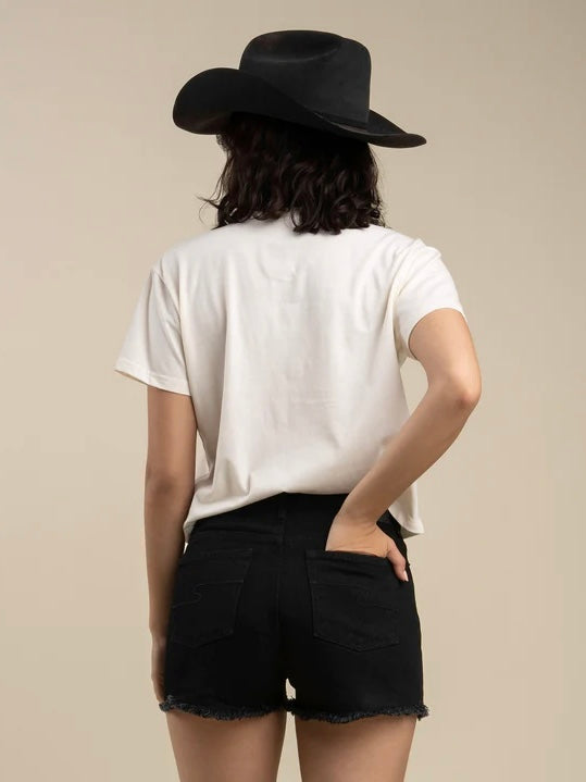 Ysleta High-Rise Denim Short