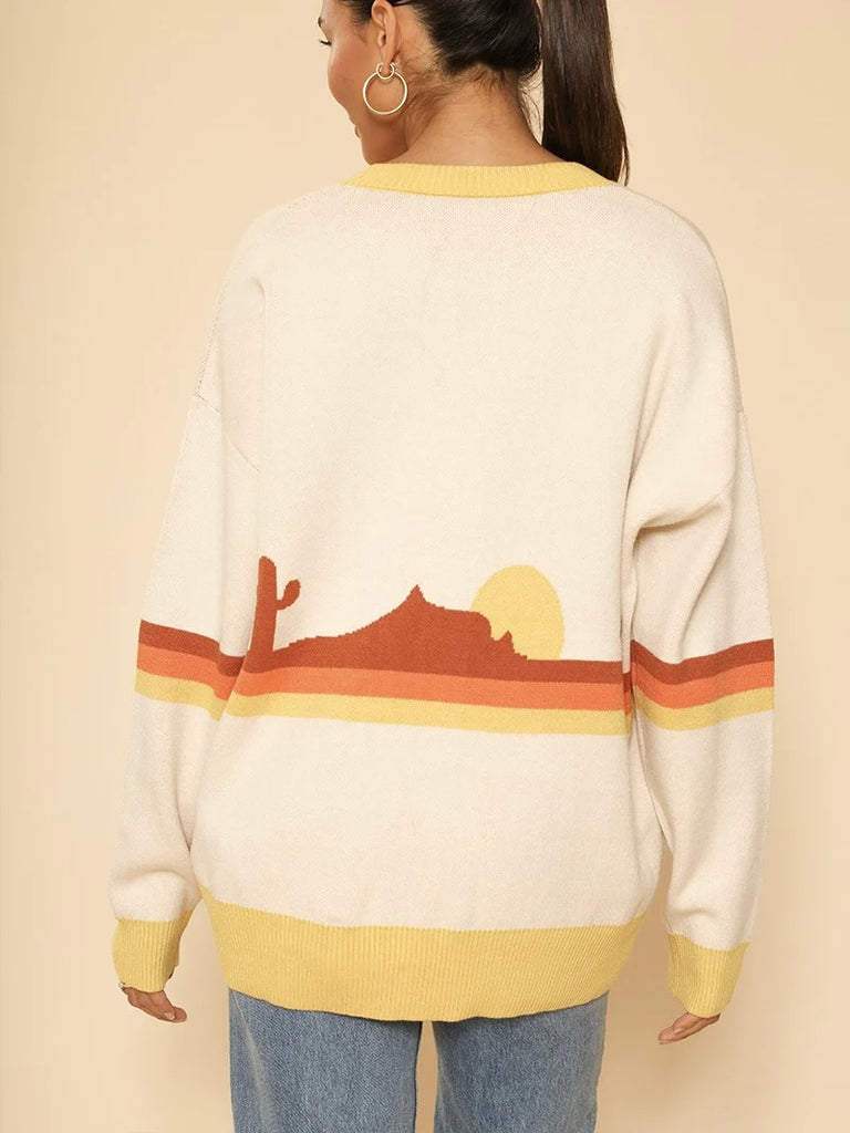 Saguaro Sunset Cardigan Sweater