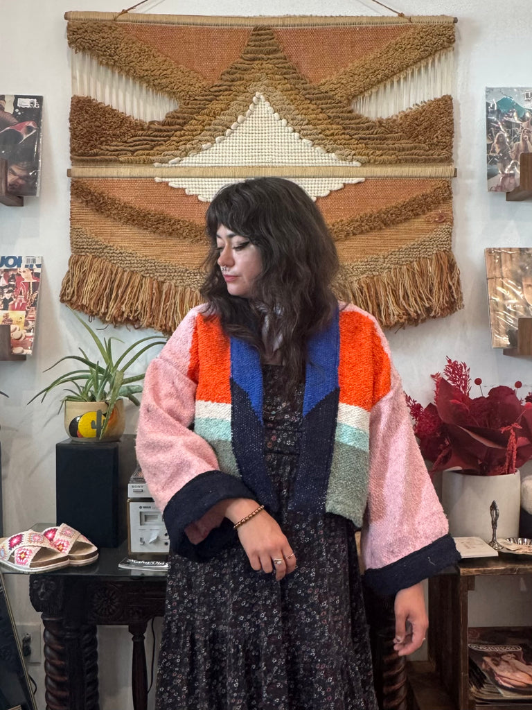 Soy Y Glaciar Blanket Bolero Jacket