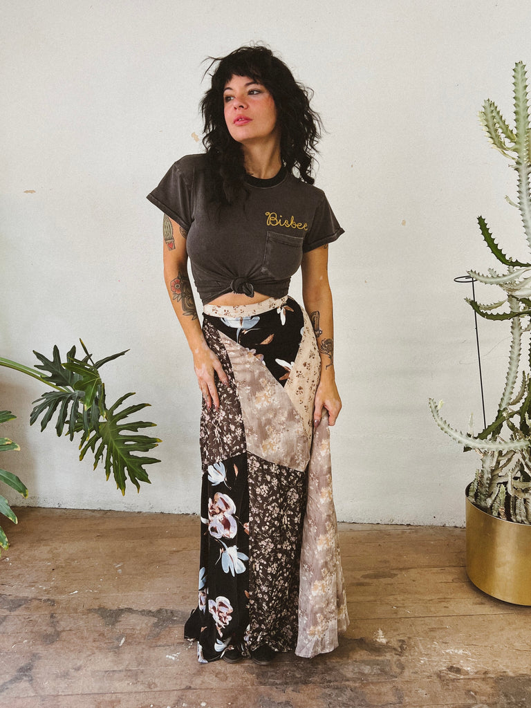 Patchwork Maxi Skirt