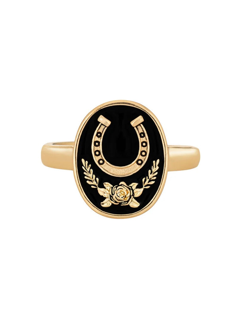 Lucky Horseshoe Ring