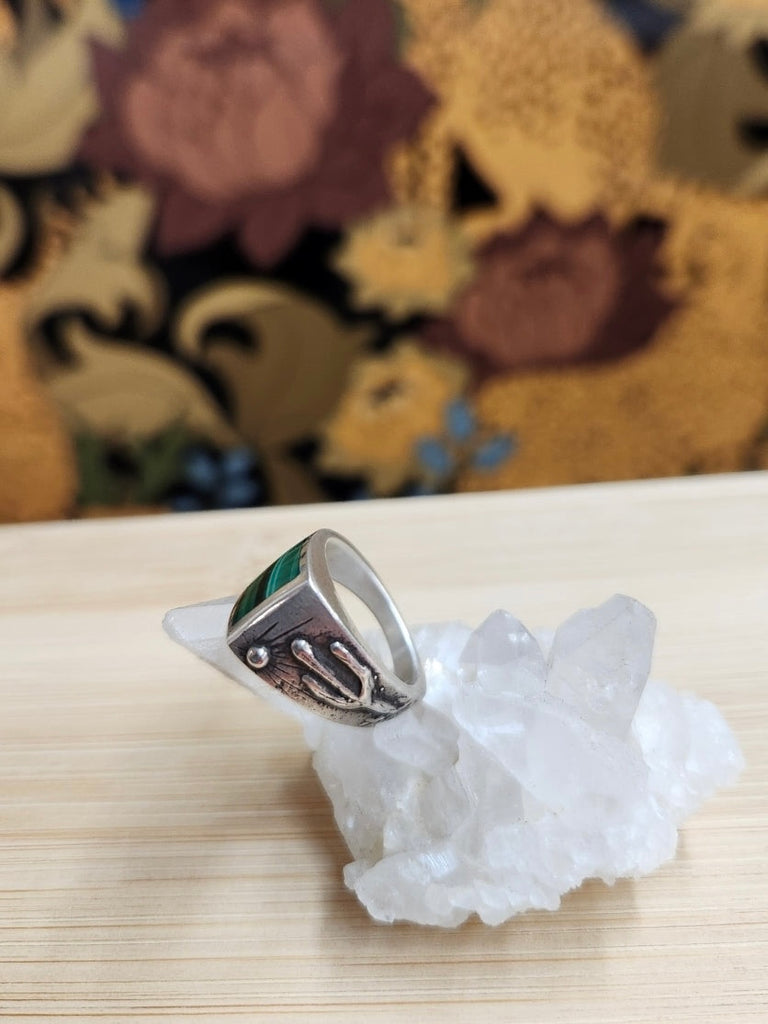 Saguaro Malachite Point Ring