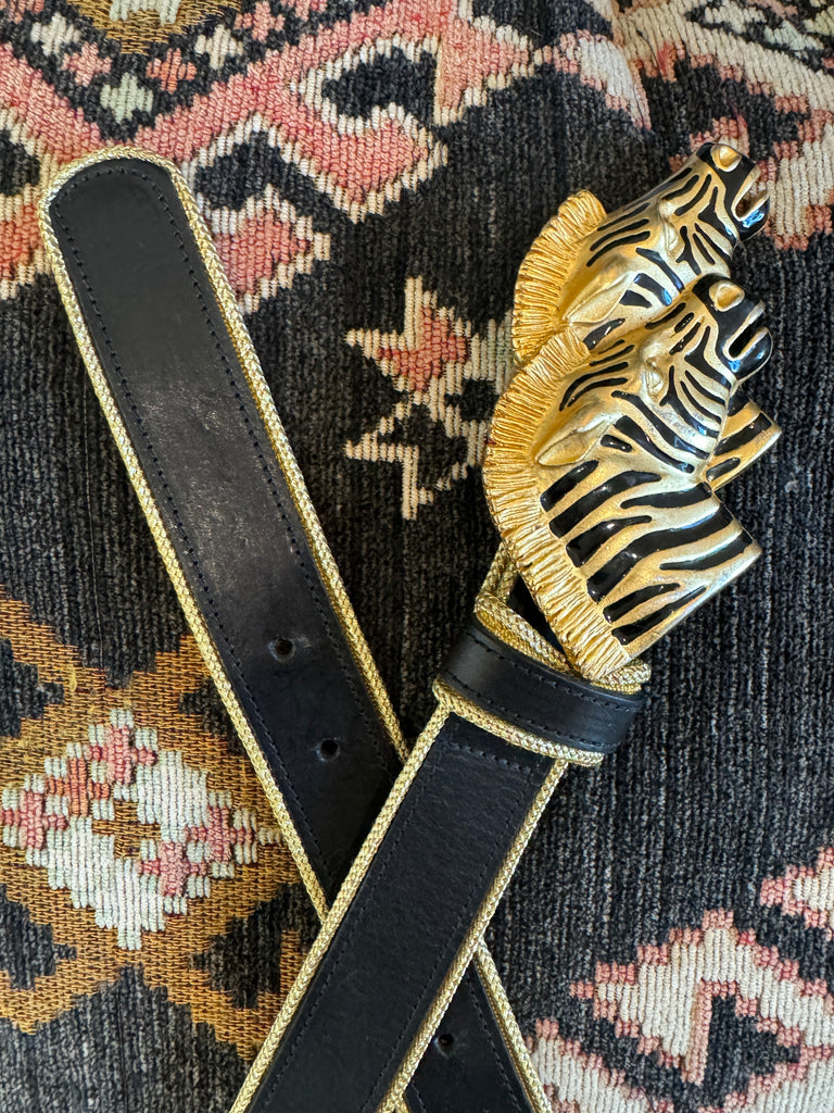 80s Zebra Belt