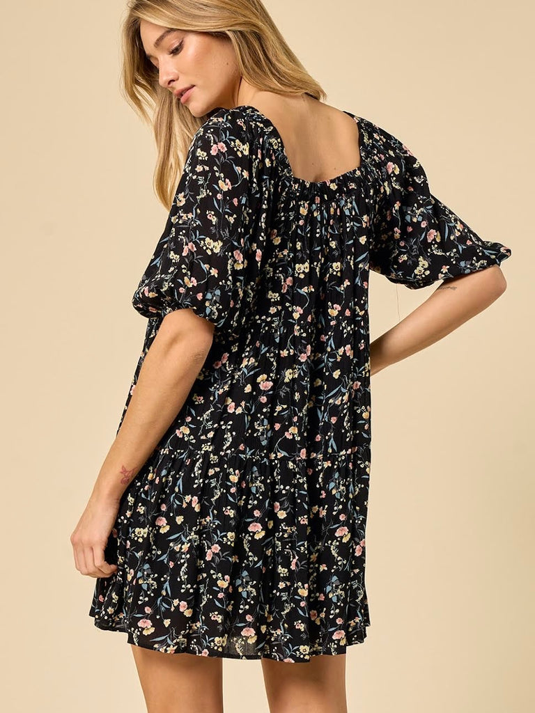 Floral Babydoll Dress – Classic Rock Couture