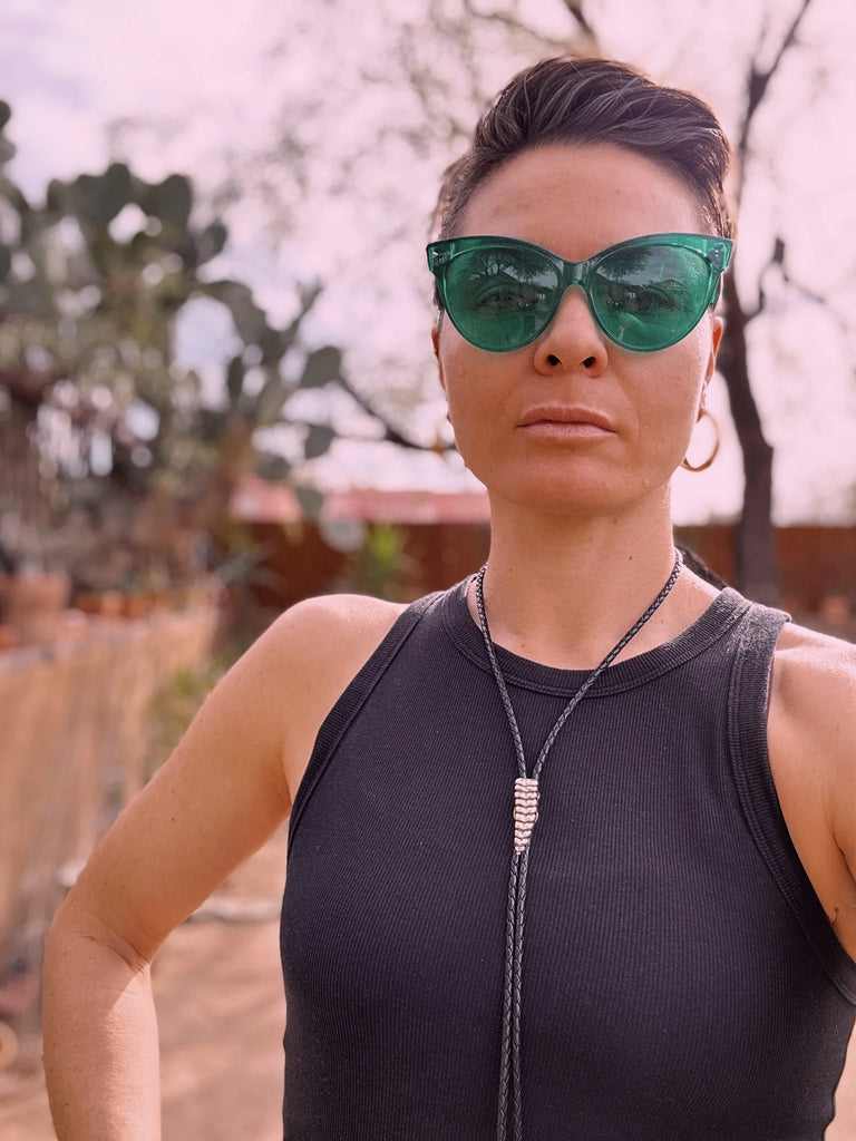 Snake Rattle Bolo Tie