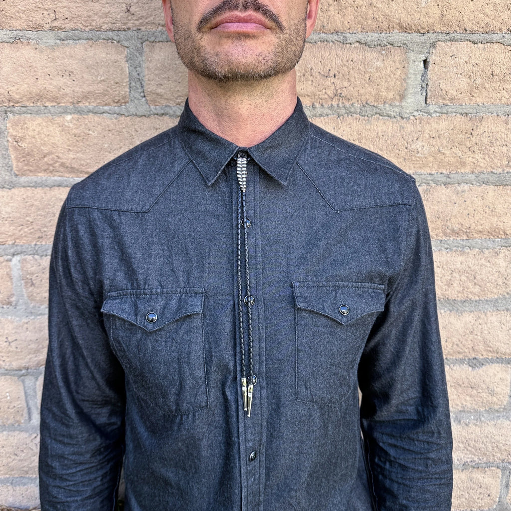 Snake Rattle Bolo Tie