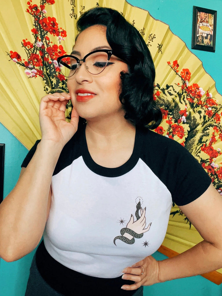 Snake Wrangler Baby Tee