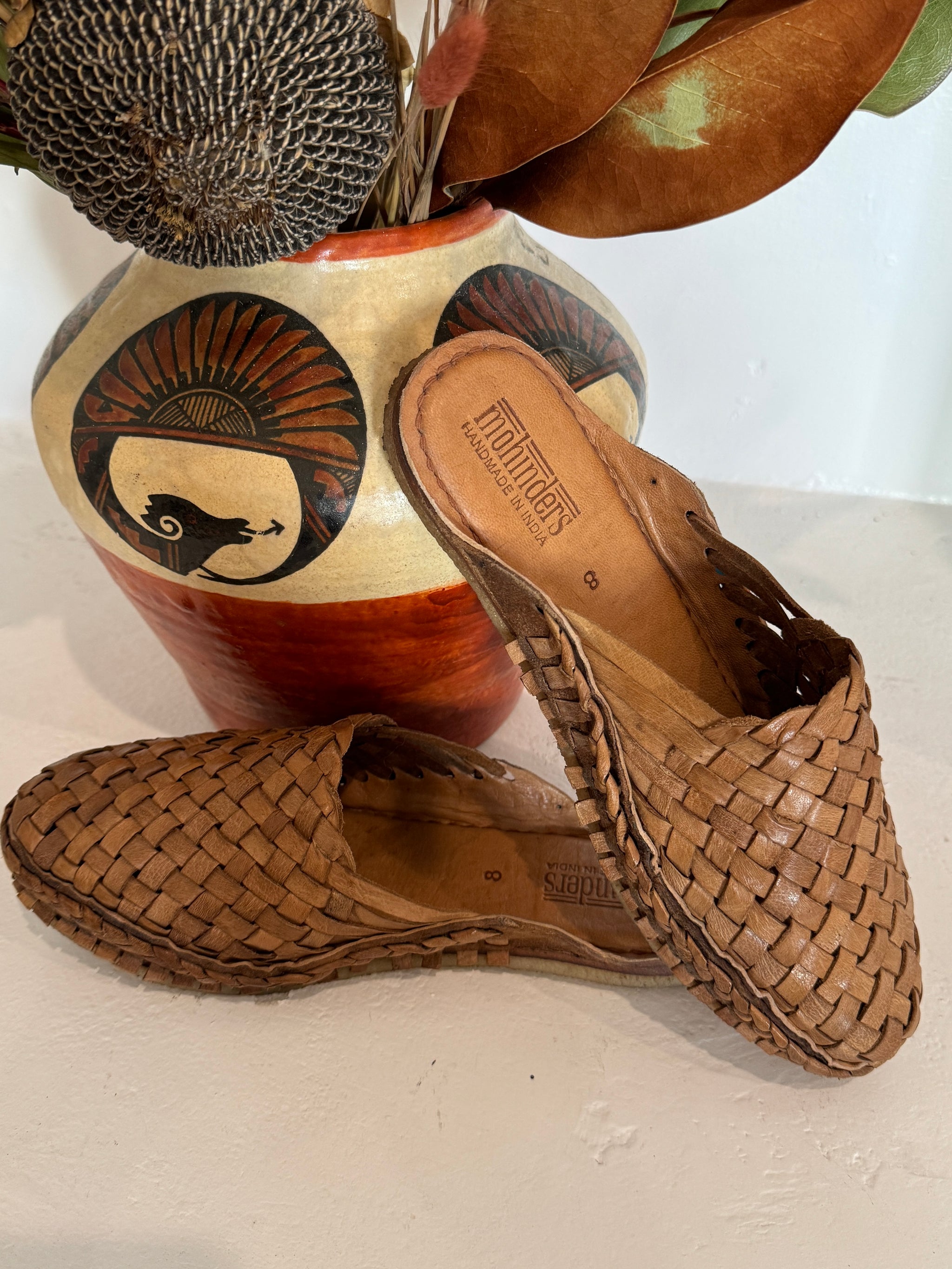 Mohinder Woven City Slipper in Honey + Stripes – Classic  display picture 1
