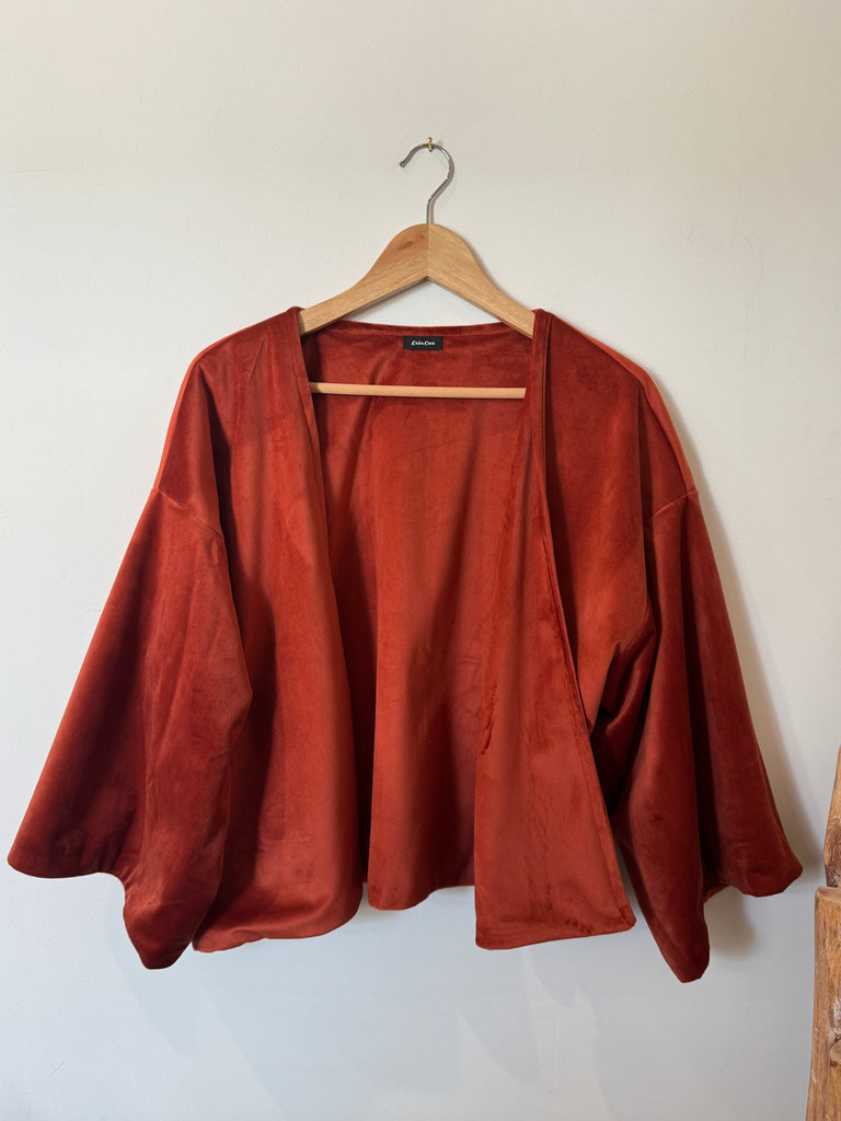 Handmade Short Velvet Duster