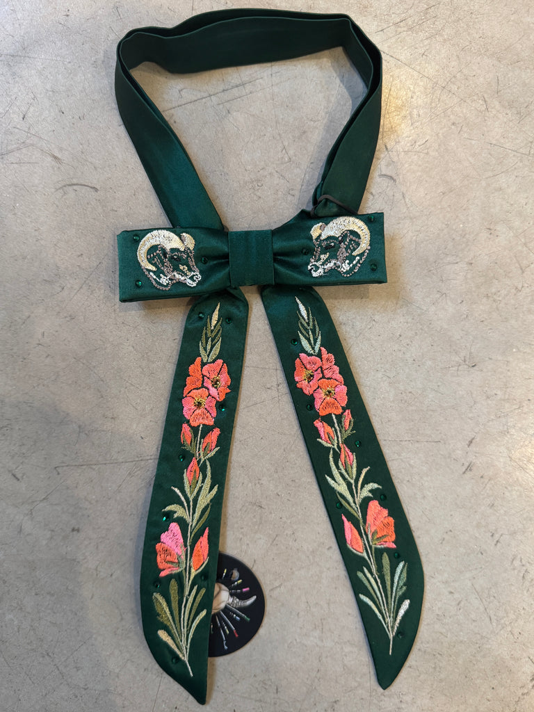 Hook and Eye Embroidered Wyatt Bows