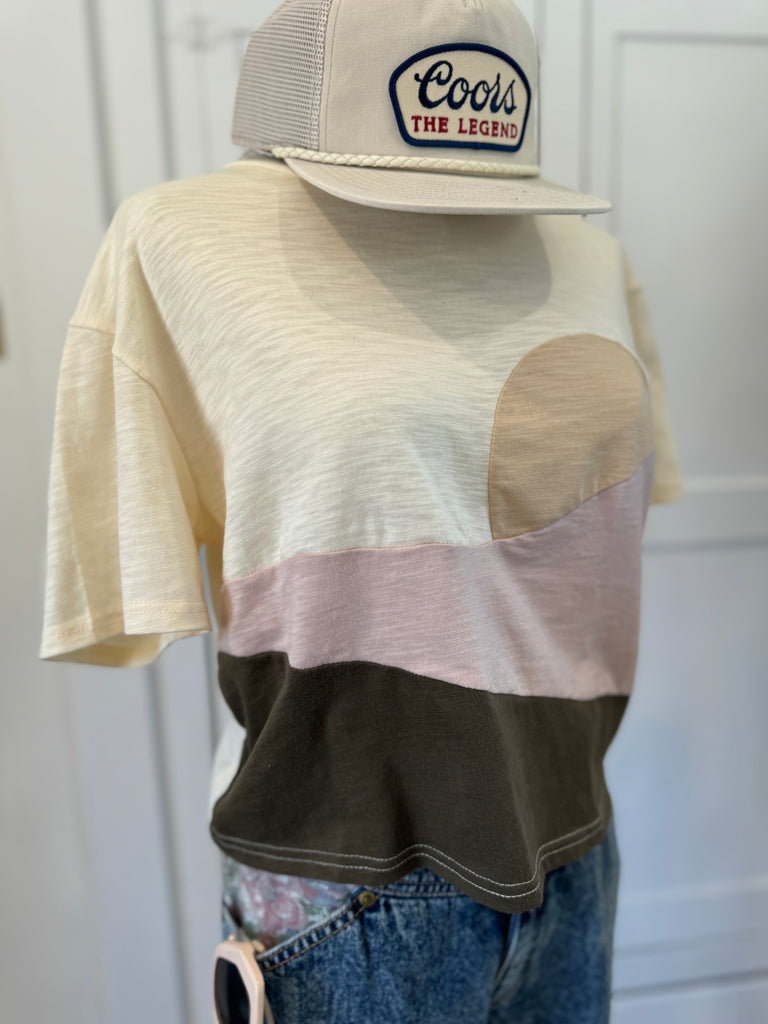 Cropped Sunset Tee