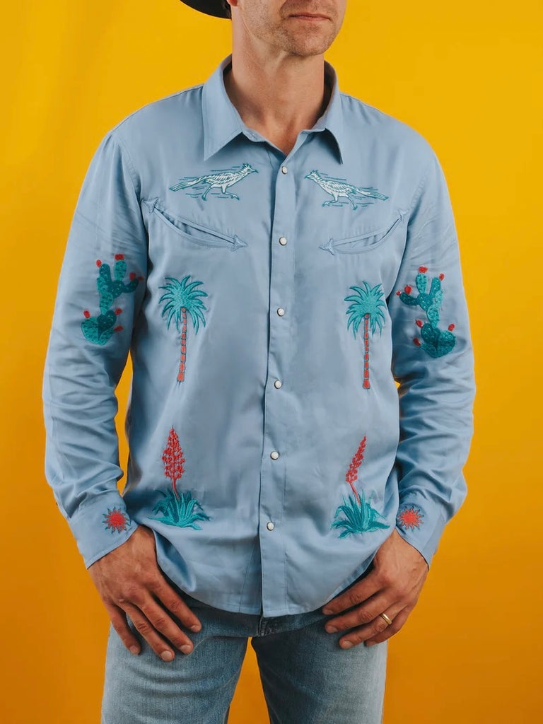 Sendero X Waco Surf Embroidered Pearl Snap