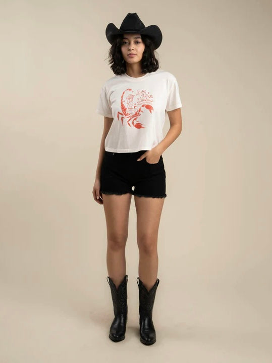 Ysleta High-Rise Denim Short
