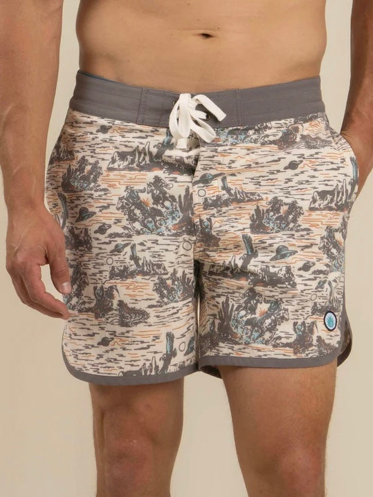 Men's Desert Western Swim Trunks
