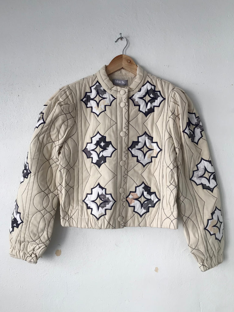 Quilted Embroidered Jacket