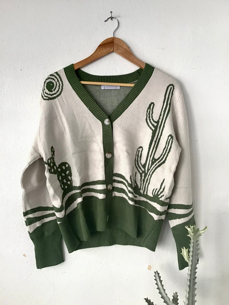 Desert Cactus Cardigan