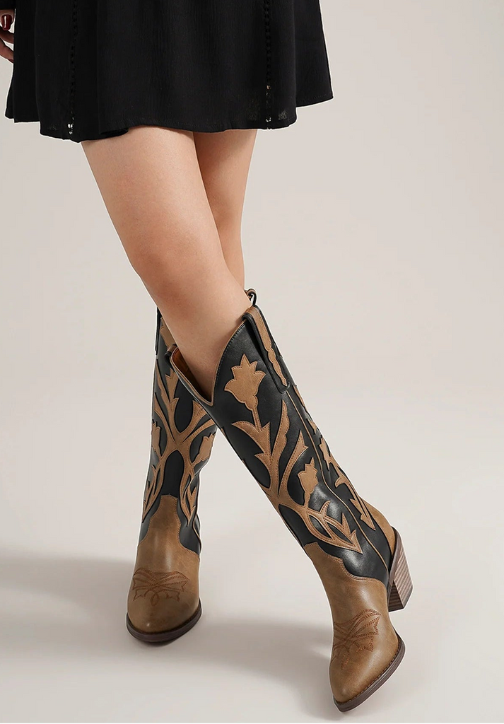 Glenda Black Boots