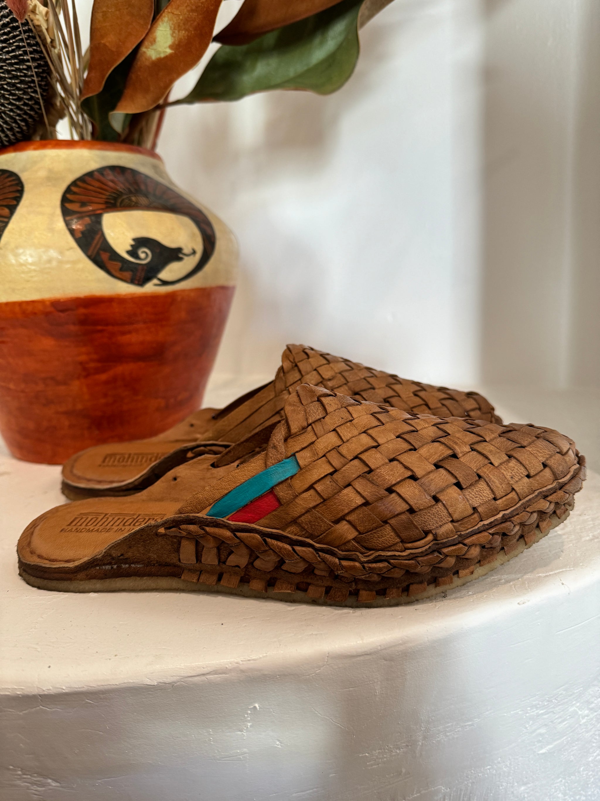 Mohinder Woven City Slipper in Honey + Stripes – Classic  display picture 2