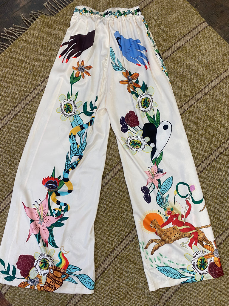 Floral Print Pants