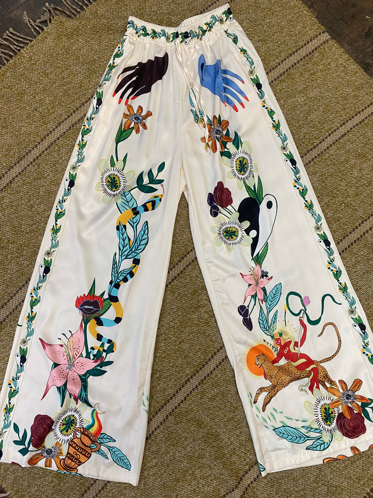 Floral Print Pants