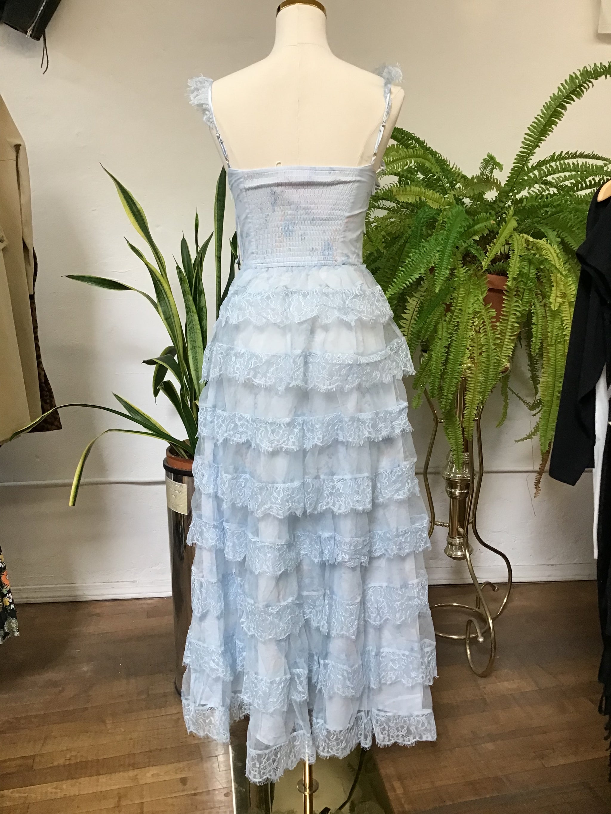 edessa tiered ruffle maxi dress Adessa Maxi Dress – Classic Rock Couture