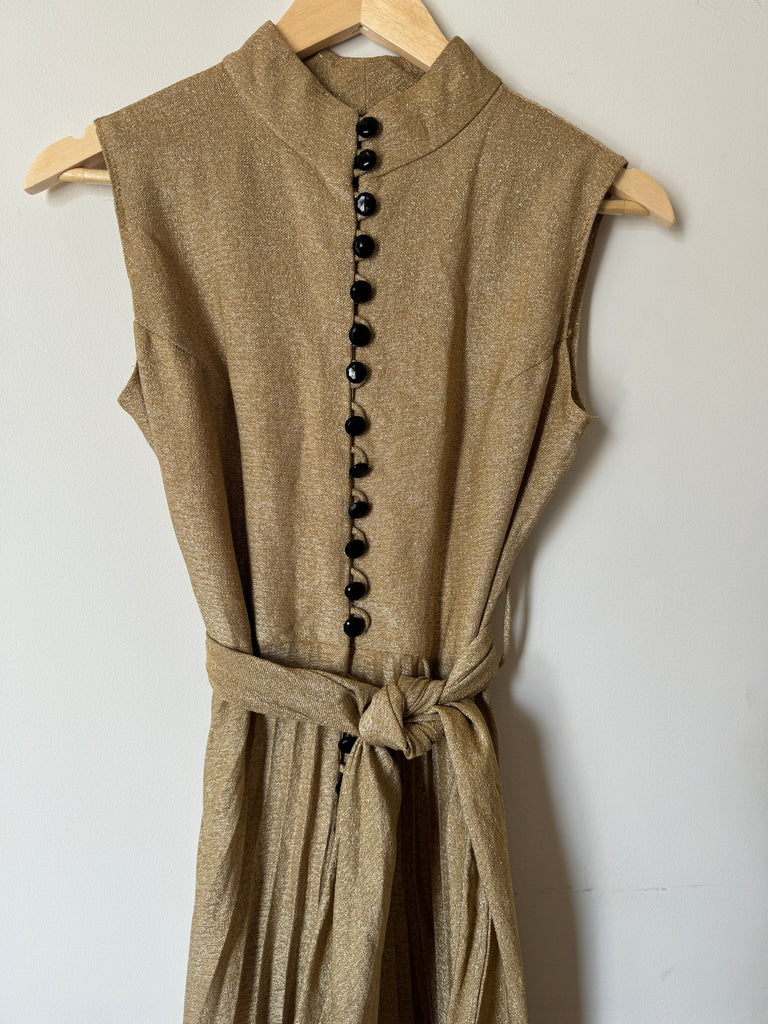 70s Gold Jumpsuit