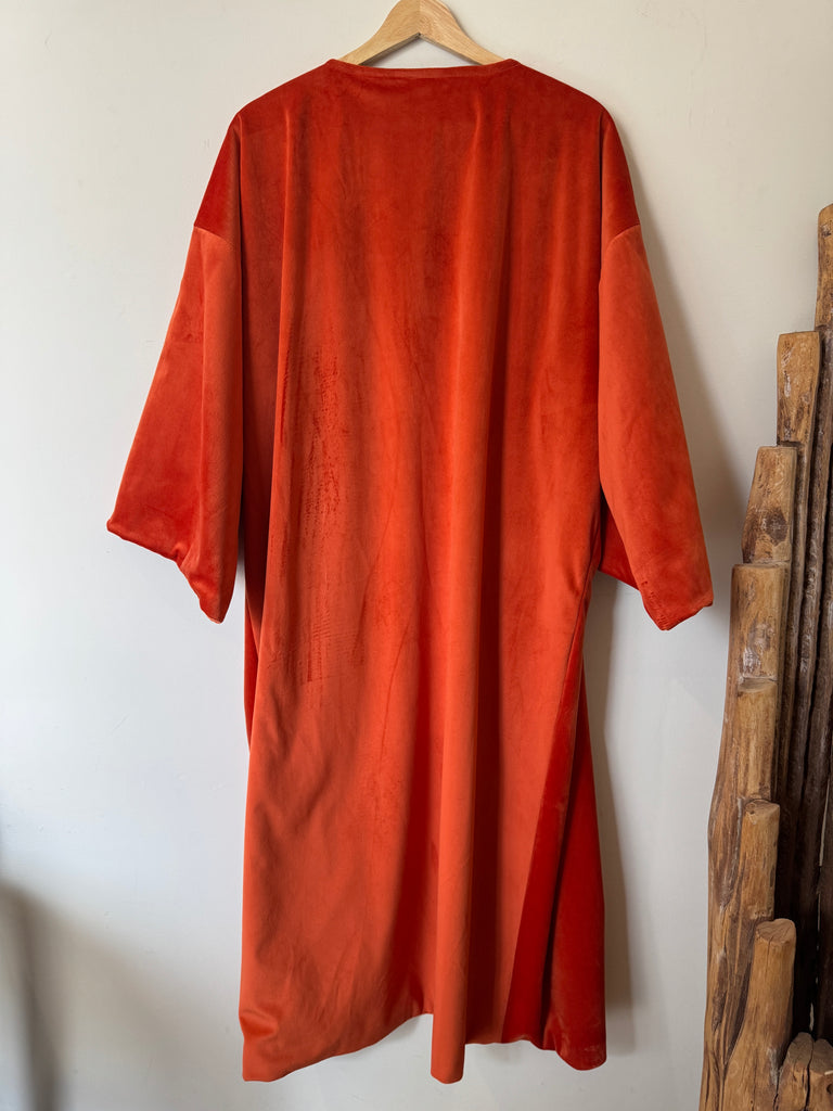 Handmade Long Velvet Duster