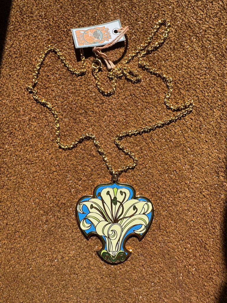 Vintage Enamel Necklace