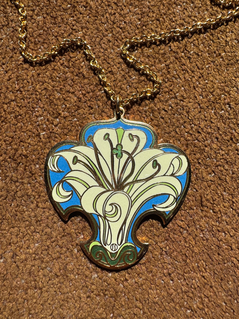 Vintage Enamel Necklace