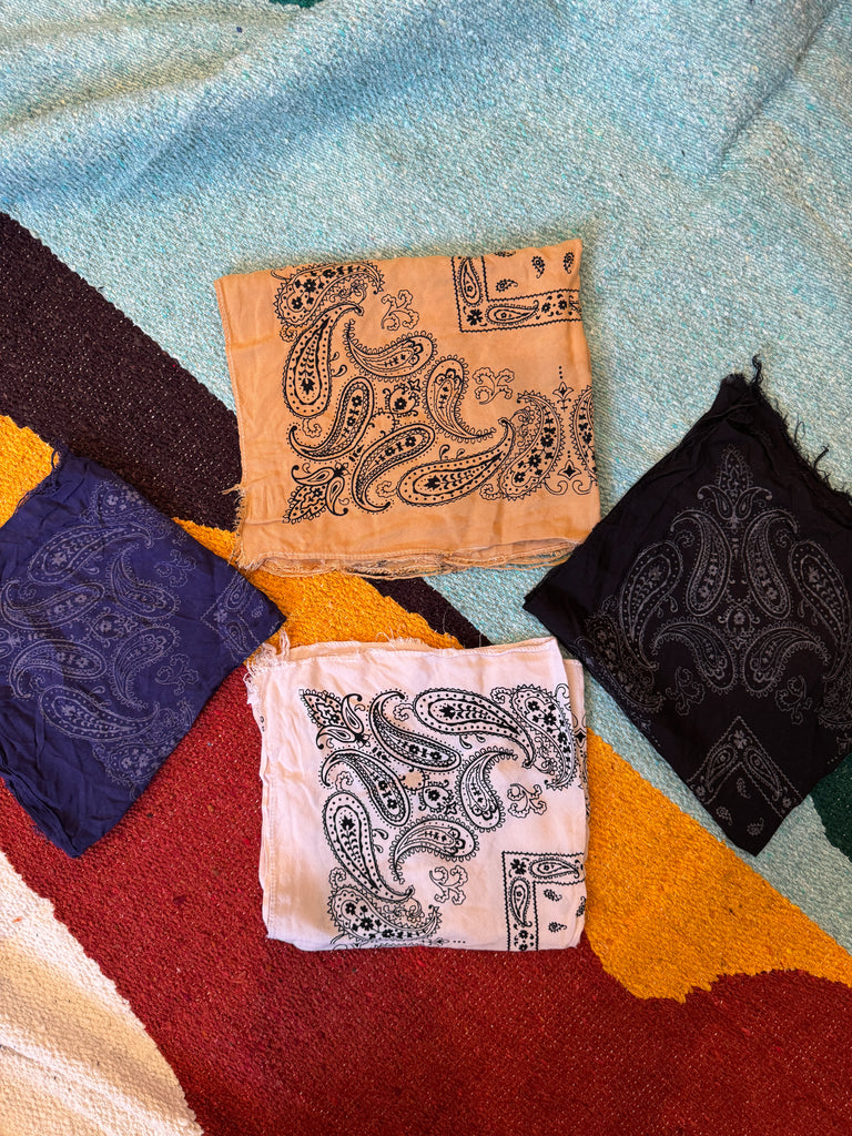 Distressed Cotton Bandanas