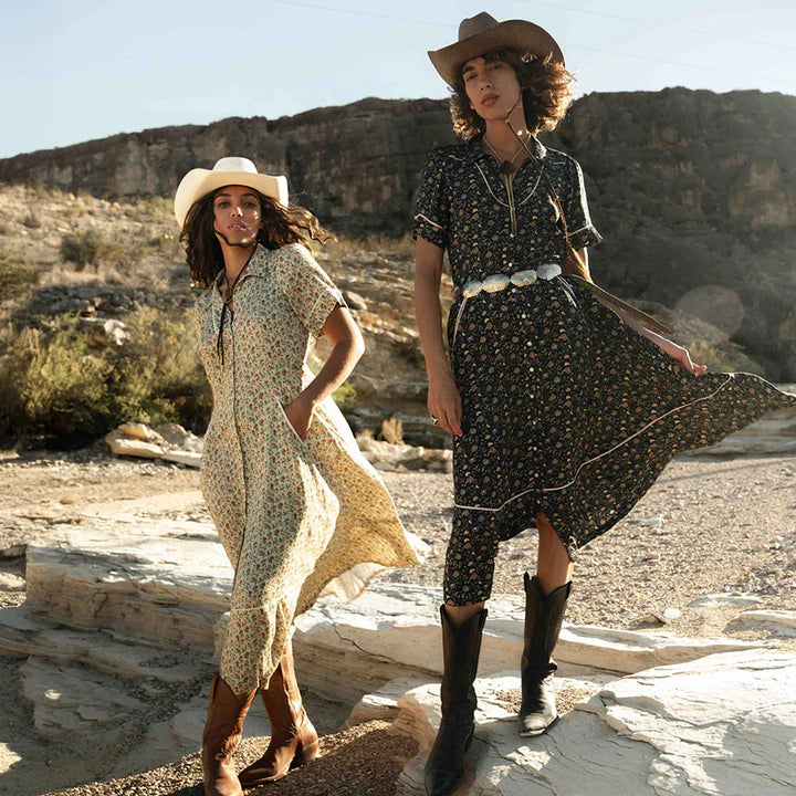 Desert Rose La Dahlia Dress – Classic Rock Couture