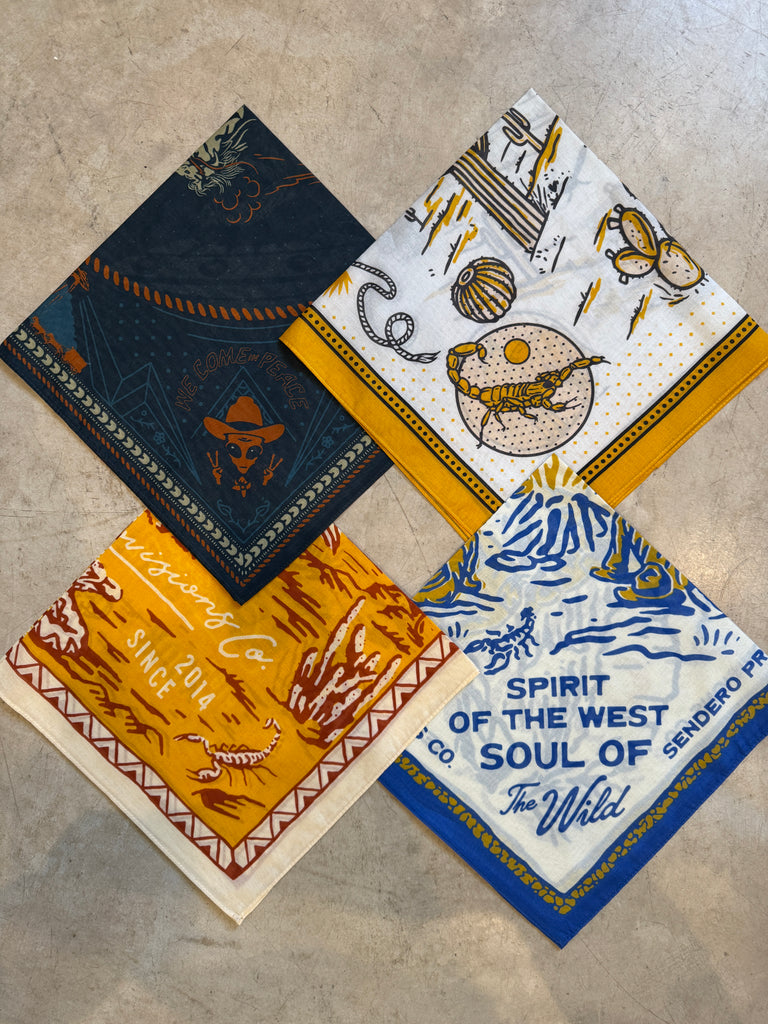 Sendero Western Art Bandanas