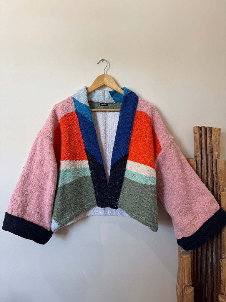 Soy Y Glaciar Blanket Bolero Jacket