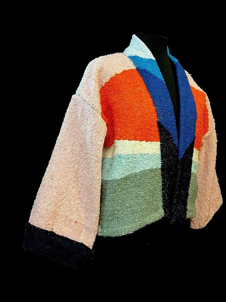 Soy Y Glaciar Blanket Bolero Jacket