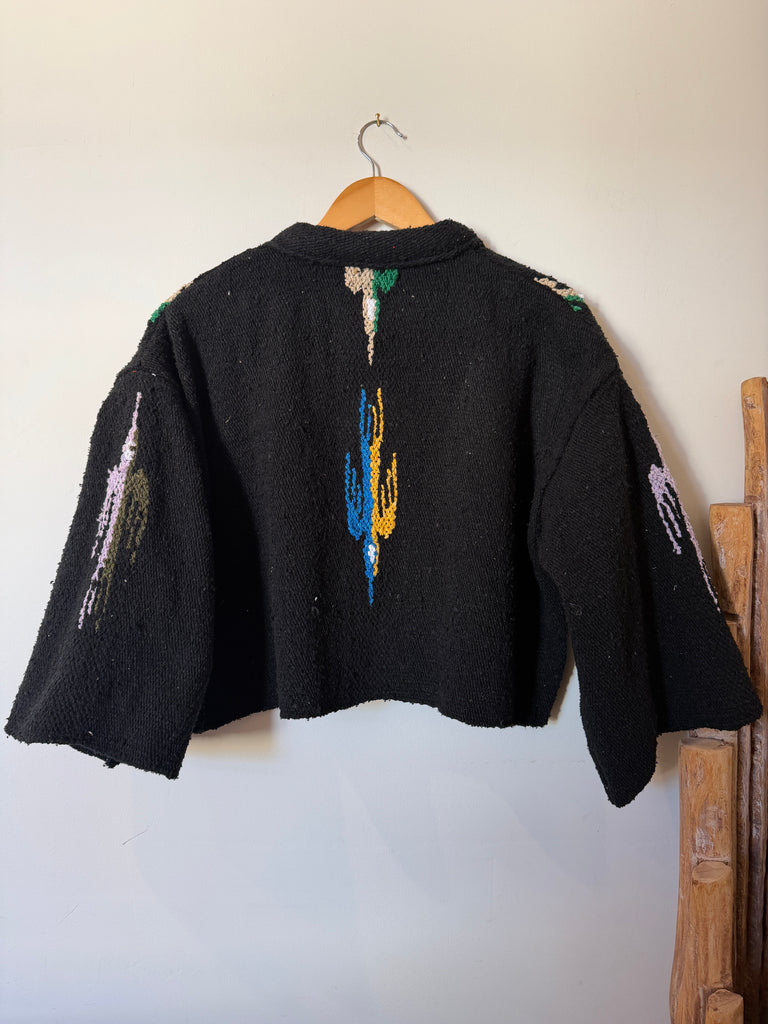 Handmade Black Thunderbird Jacket