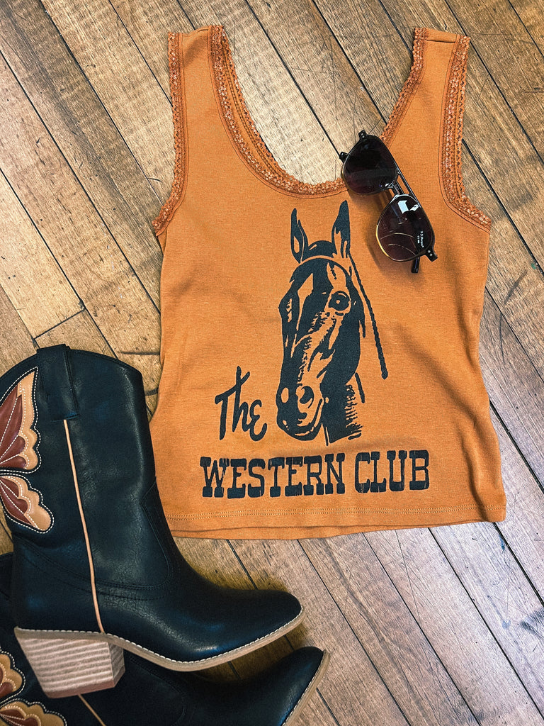 The Western Club Lace Tank