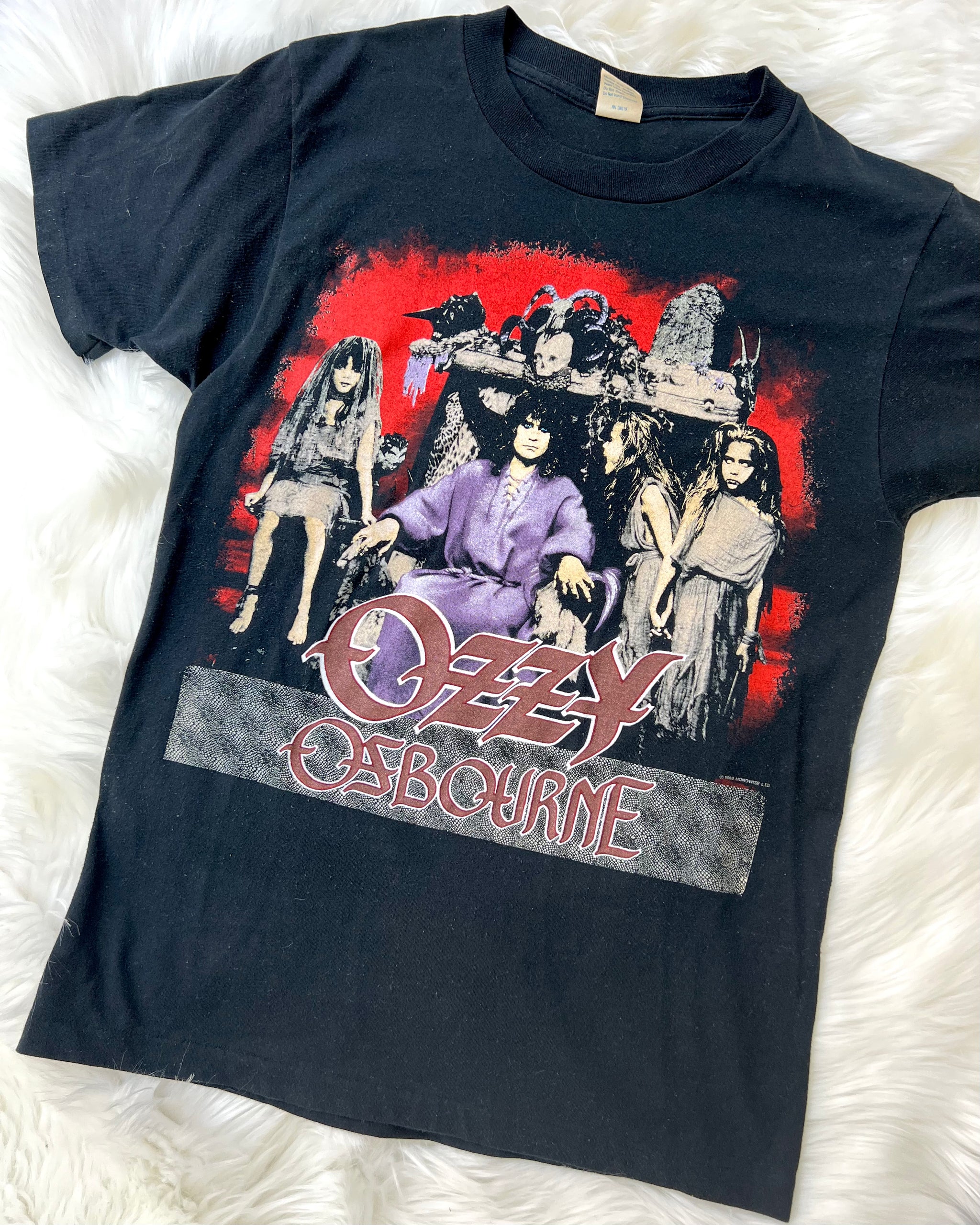 1988 Ozzy 'No Rest For The Wicked' Tour Tee – Classic Rock Couture