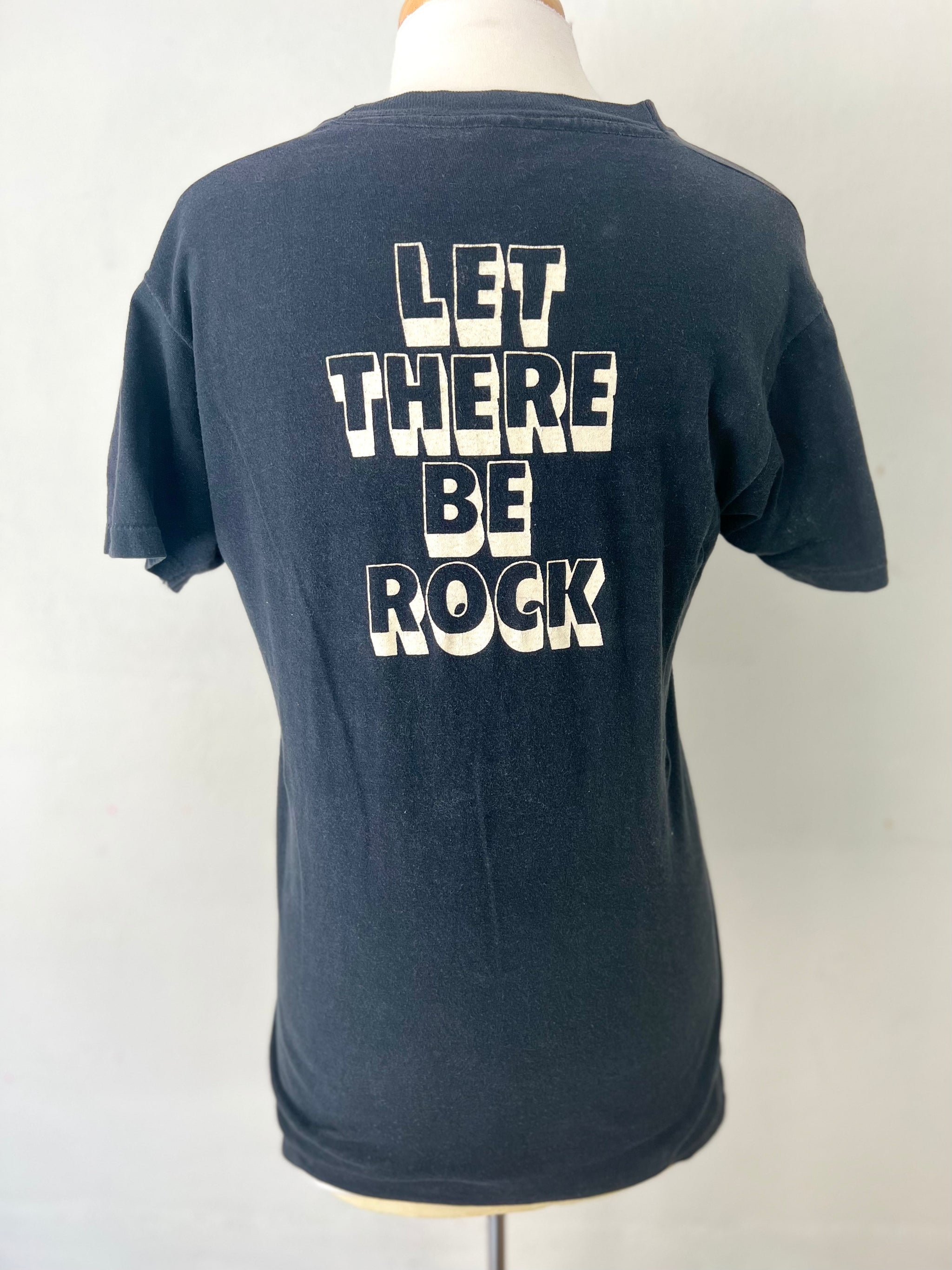 80s ACDC 'Let There Be Rock' Vintage Graphic Tee – Classic