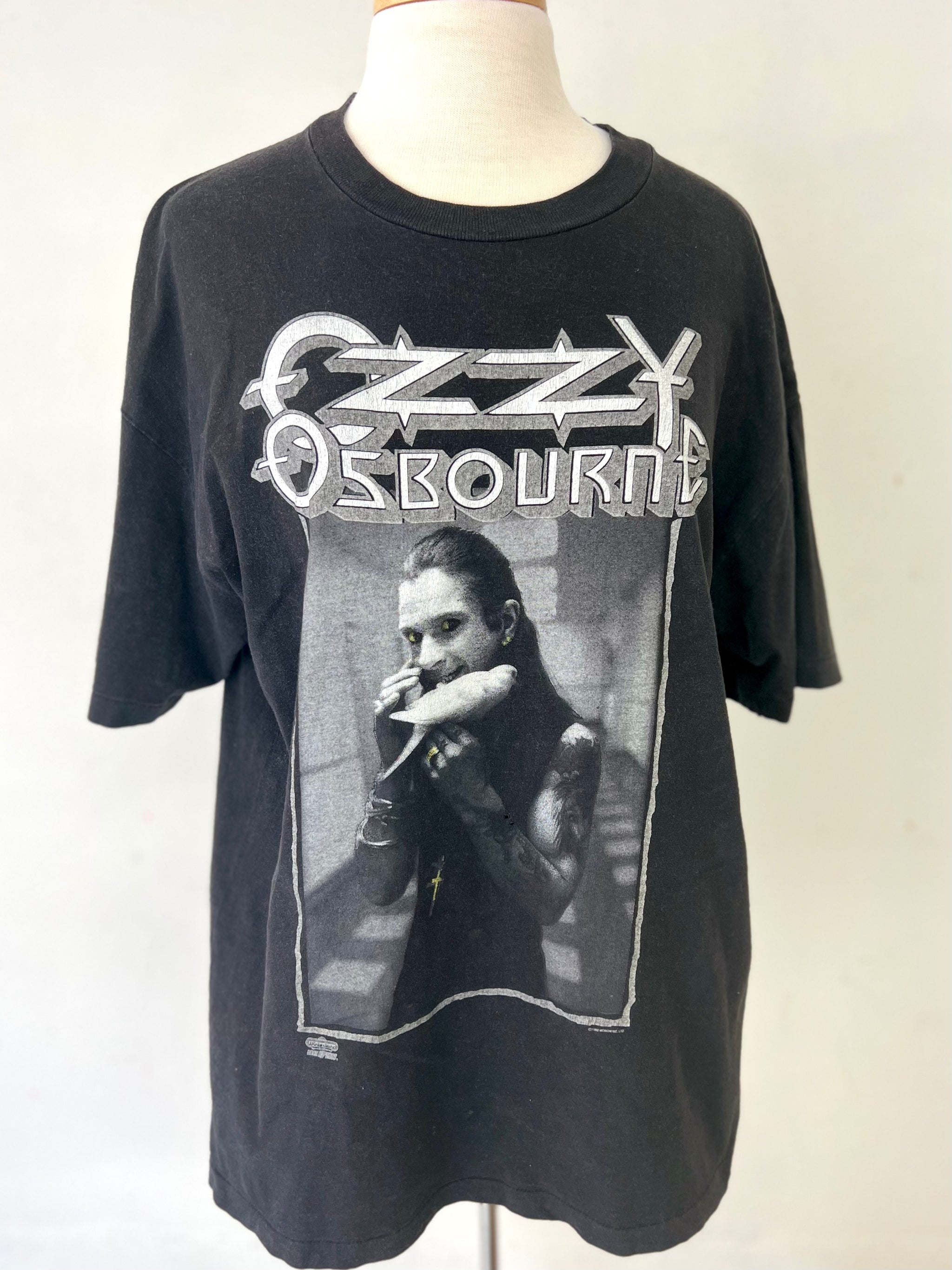 Vintage Ozzy Ozbourne Black cheapest Tee