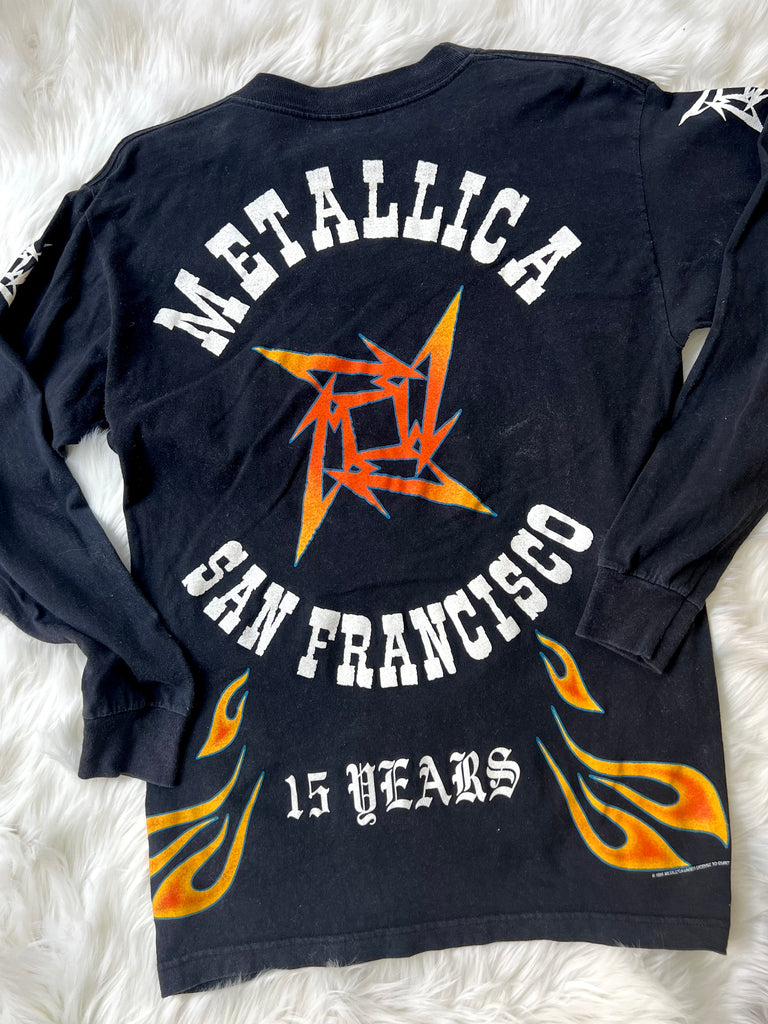 1996 Metallic San Francisco '15 Years' Long Sleeve Tee