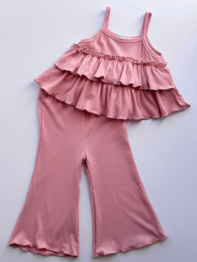 Presley Ruffle Tank Set