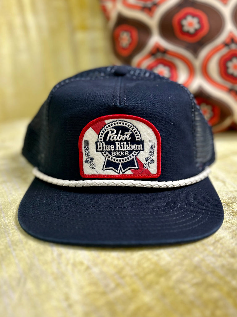 Pabst Blue Ribbon Beer Trucker Hat