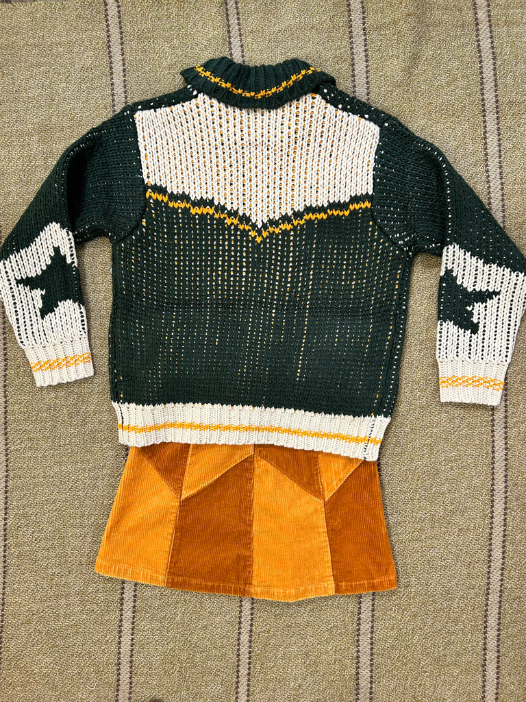 Horseplay Zip Up Sweater