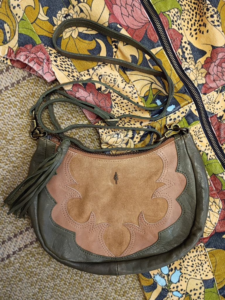 Leather Western Crossbody Purse