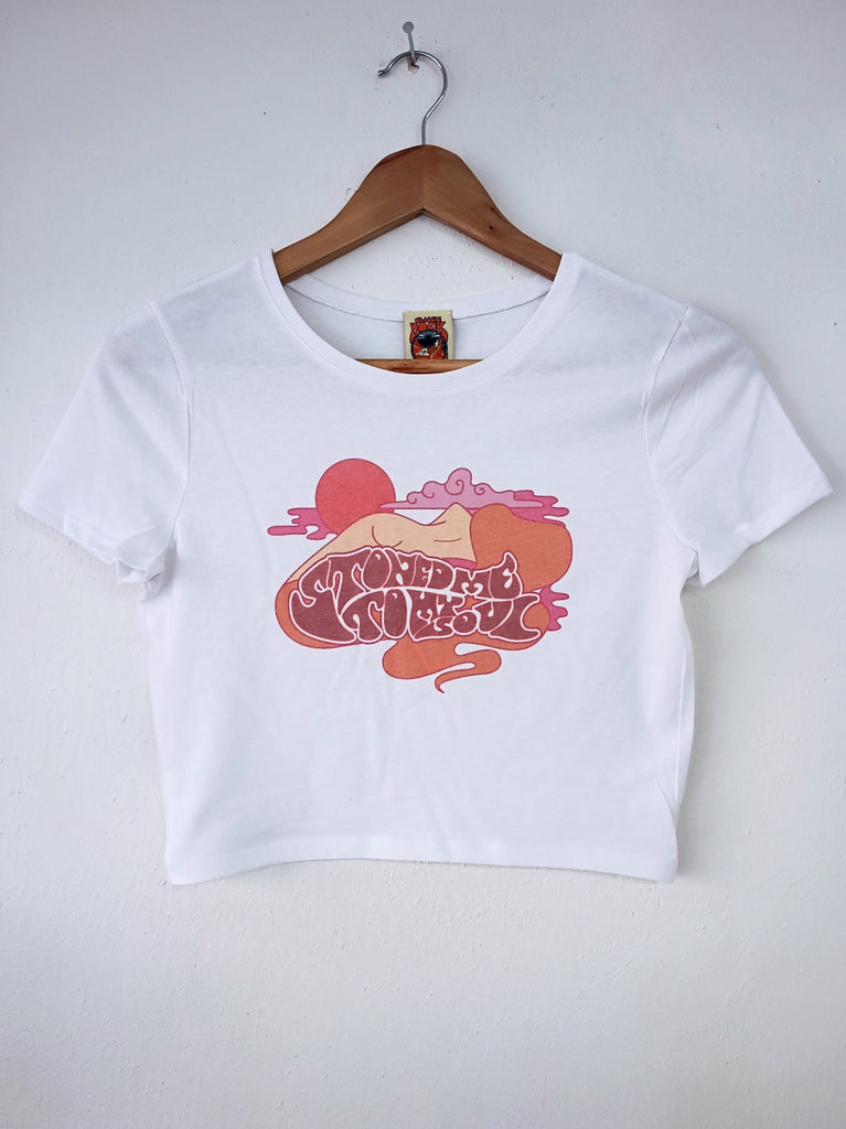 Stoned Me To My Soul Fitted Cropped Tee