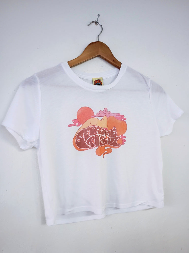 Stoned Me To My Soul Cropped Flowy Tee